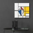 thumbnail image 6 of Epic Art 'Mondrian 3937 Ethereum Crypto Art-02' by Epic Portfolio, Acrylic Glass Wall Art, 12"x12", 6 of 8