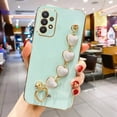 thumbnail image 3 of Love Heart Bracelet Plating Case On For Samsung Galaxy A52 A53 A73 A13 A32 4g 5g Chain Silicone A 52 32 13 73 A72 A23 A33 Cover, 3 of 5