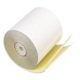 thumbnail image 1 of PMC07706 Rouleaux de Papier Sans Carbone Impression Impact 3 Po x 90 Pi, Blanc & Canari, 1 of 3