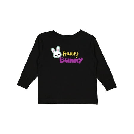 

Inktastic Easter Hunny Bunny White Bunny Cute Bunny Gift Toddler Boy or Toddler Girl Long Sleeve T-Shirt