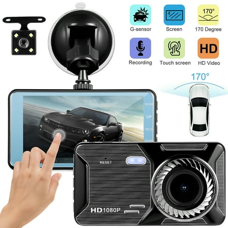 Cars Front and Rear Dash Camera Vehicle Dash Cam Car Dash Cam Auto Dash Cam Driving Recorder Recorder Driving Abs