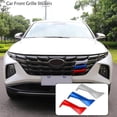 thumbnail image 4 of Car Front Hood Billet Grille Sticker Trim Garnish Strips Cover Frame Styling For Nx4 2020 2021, 4 of 5