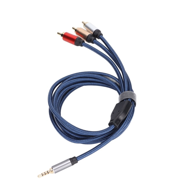 Cable de extensión macho RCA de 3,5 mm a 3 RCA Cable de audio Cable de audio estéreo macho RCA de 3,5 mm con rendimiento impulsado