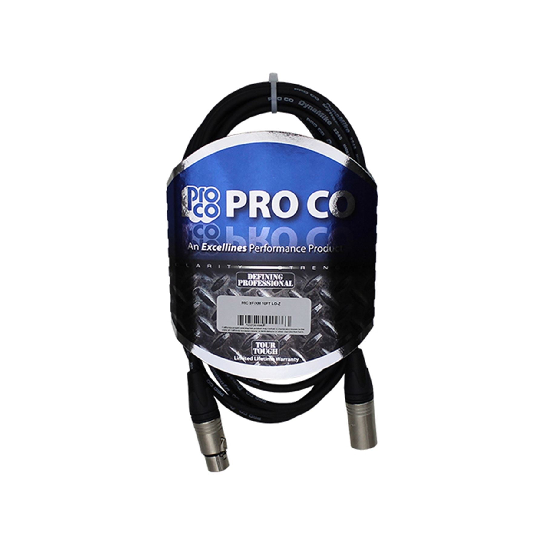 Pro Co Excellines EXMN-15 15-Foot XLR Microphone Cable EXMN15 Cord Studio Stage