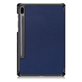 thumbnail image 2 of For Samsung Galaxy Tab S6 10.5 Case, Shock Stand, S Pen Holder, Hard TPU Back, Tablet Cover [SM-T860, SM-T865] Smart Cover, Auto Sleep Wake, Folio, Dark Blue, 2 of 4