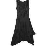 Women's Jersey Dress with Handkerchief Hem