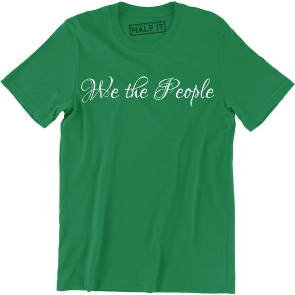 We the People Constitution US American Pride Slogan Men's T-Shirt