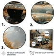 thumbnail image 3 of Designart "Pickup Truck Atmospheric expressionism II" Transportation Floater Framed Wall Art Living Room, 3 of 7