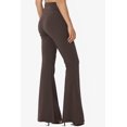 thumbnail image 4 of Pantalon de Yoga Évasé Taille Haute Confortable en Coton Extensible pour Femmes, 4 of 6