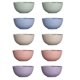 thumbnail image 1 of 1 Set 10Pcs Straw Salad Bowls Mixing Bowls Set Rice Bowls (Assorted Color), 1 of 3
