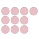 thumbnail image 1 of Posavasos redondo de silicona de color caramelo de 10 piezas - Rosa simple MFZFUKR CPB-DE-WX738-9, 1 of 5