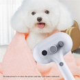 thumbnail image 2 of Pet Spray Comb Brush for Dog with USB Charge Cats Comb Pet Hair Roller Floating Hair Removal Comb Pe, 2 of 5