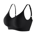 thumbnail image 1 of FhsagQ Bra Bras for Women Crotchless and Boobless Semi Liquid Jelly Soft Support Ladies' Underwear Bra Seamless Receiving Rimless Bra Bras for Women Set Cute Bras for Women Plus Black XL, 1 of 3