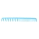 thumbnail image 2 of Peine De Dientes Finos Y Anchos, Masaje Del Cuero Cabelludo Agarre Cómodo Fácil De Limpiar Peine De Peluquero De Doble Diente Para El Hogar Para El Salón YLSHRF Otros, 2 of 8