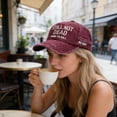 thumbnail image 4 of LNZGNM Still Not Dead Yet Hat, Still Not Dead Hard to Kill Hat Embroidered Funny Saying Humorous Baseball Caps for Men Women,Wine, 4 of 5