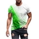 thumbnail image 1 of Mens Casual Pantalones Cortos Raya Impresión Suéter Fitness Deportes Camiseta, Poliéster Cuello Redondo Blusa para Al Aire Libre, Diario Y Primavera Verano Desgaste, 1 of 5