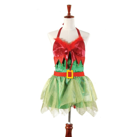 Elf Women's Christmas Apron Costume