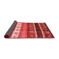 thumbnail image 2 of Ahgly Company Indoor Round Abstract Red Contemporary Area Rugs, 7' Round, 2 of 4