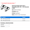 thumbnail image 2 of Upstream Oxygen Sensor Kit 2 - Compatible with 1996 - 1999 Chevy C1500 1997 1998, 2 of 2