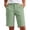 *1-Green, variant on VBVC Women's High Waisted Stretch Bermuda Shorts , Dressy Summer Straight Leg Shorts For Women , Ladies' Casual Button Waist Shorts with Pockets,Wine,S-3XL