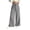 Gray, variant on Women's Casual Wide Leg Pants, High Waist Loose Slimming Solid Color Long Trousers, Comfort Fashion Bottoms for Office, Travel and Daily Wear,Gray,S