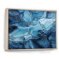 thumbnail image 2 of Designart "Glacier Glacial Geometric II" Landscapes Floater Framed Wall Decor, 2 of 7
