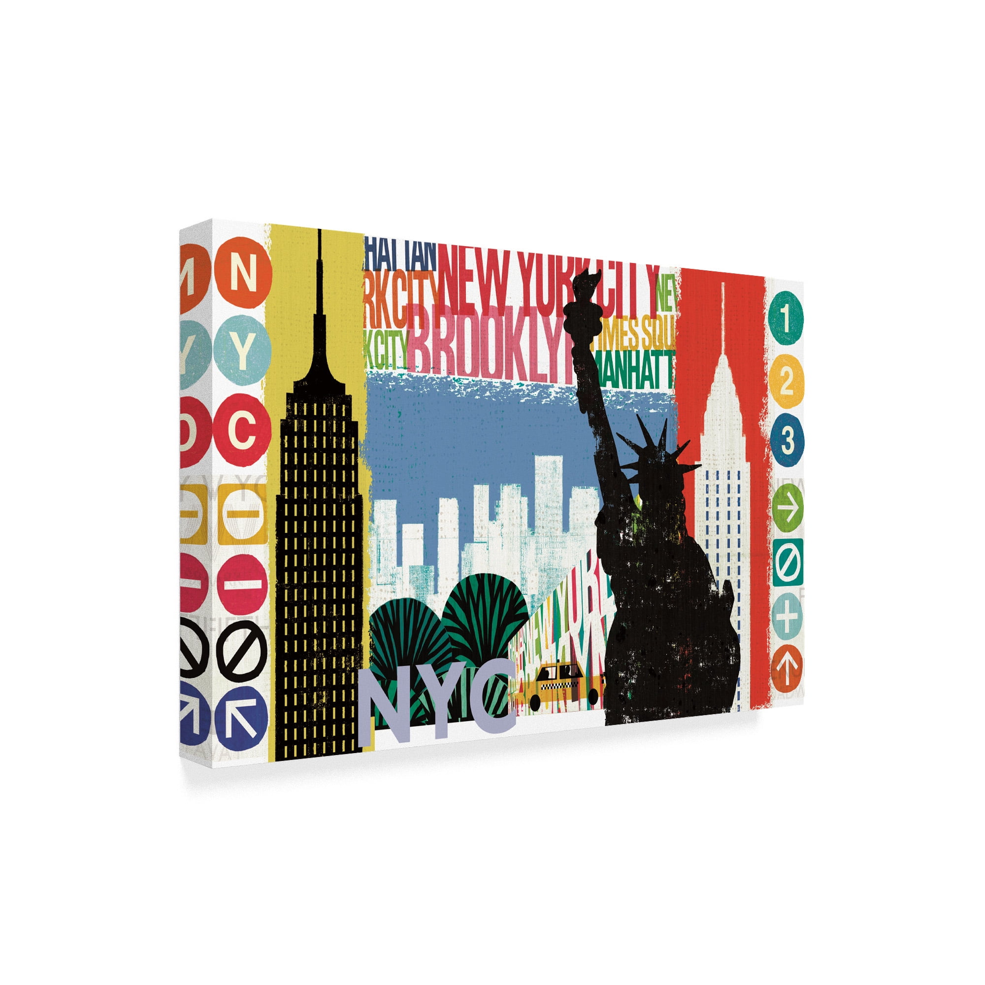 Trademark Fine Art 'New York City Life I' Canvas Art by Michael Mullan