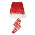 thumbnail image 4 of Family Matching Pajamas Christmas Jammies Clothes Cotton Holiday Sleepwear Sets Long Sleeve Pjs, 4 of 7