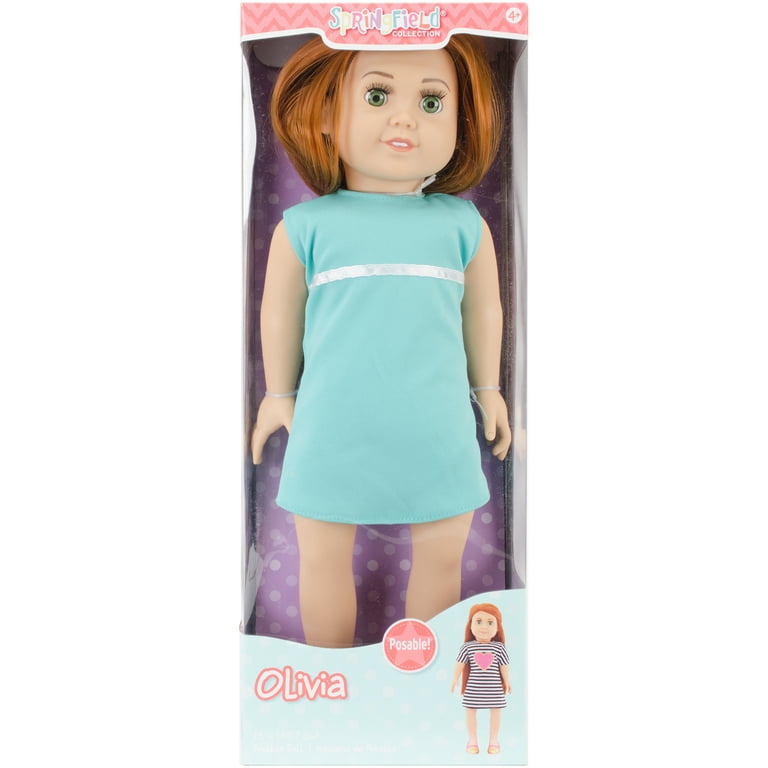 Springfield Collection: 18 inch Redhead Doll, Olivia - Walmart.com