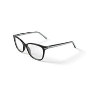 Walmart Womens XSLV03AS-01 Square Prescription Eyeglasses with Case, Black
