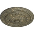 thumbnail image 3 of Ekena Millwork 16"OD x 2 1/4"P Wigan Ceiling Medallion, Hand-Painted Witch Hazel Crackle, 3 of 6