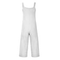 thumbnail image 4 of Nmmued Overalls for Women Loose Fit, Baggy Overalls for Women, Wide Leg Overalls for Women, Casual Jumpsuits for Women, Loose Jumpsuits for Women, White M, 4 of 5