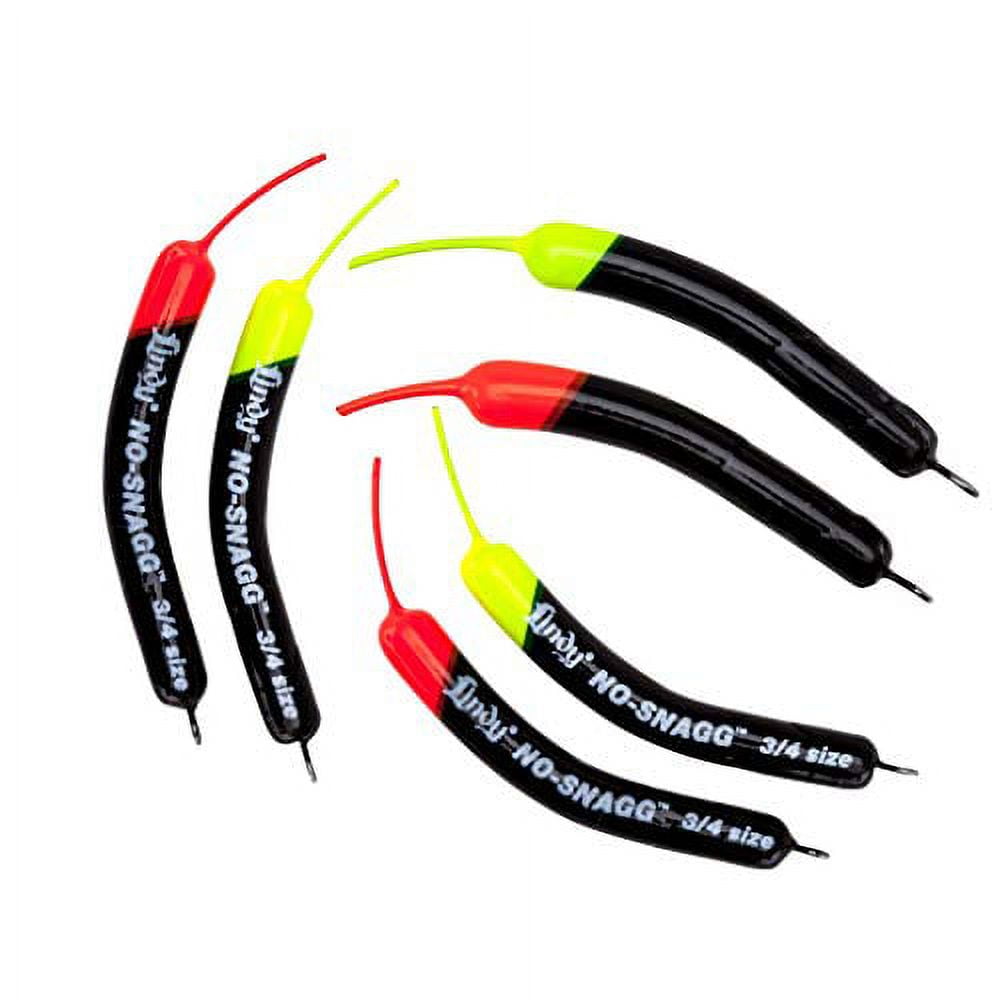 LINDY No-Snagg Slip Sinker 6 Pack, Banana-Shaped Design Fishing Terminal Tackle