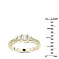 thumbnail image 3 of Ladies 14K Natural 0.6 Ctw Diamond Vintage Engagement Ring For Her (Yellow Gold Size 7.5), 3 of 3