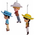 thumbnail image 5 of Dino Ranch 3-Piece Kids Blow Mold Christmas Ornament Set – 4-Inch Multi-Color, 5 of 6
