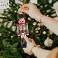 thumbnail image 2 of 6Pcs Plastic Nutcracker Figures Nutcracker Soldier Puppet Doll Tree Hanging Decoration, 2 of 4