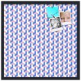 thumbnail image 2 of PinPix 24x24 Custom Cork Bulletin Board Baus Blue Pink Poster Board Has a Fabric Style Canvas Finish, Framed in Baus Blue Pink, by ArtToFrames (PinPix-1627), 2 of 5