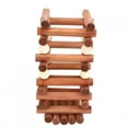 thumbnail image 2 of Wooden Pet Grass Stand Manger Rack Fodder Feeder Food Bowl for Chinchilla Rabbit Guinea Pig Cavy Groundhog, 2 of 9