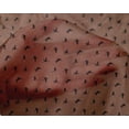 thumbnail image 4 of oneOone Silk Tabby Fabric Stork Bird Printed Craft Fabric BTY 42 Inch Wide, 4 of 4