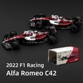 thumbnail image 2 of Bburago 1:43 2022 Alfa Romeo C42 McLaren MCL36 F1-75 RB18 W13 F1 fórmula de coche de carreras estática fundido a presión caja de acrílico de coche modelo de aleación Fivean unisex, 2 of 2