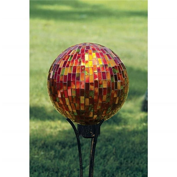 Carson 65817 10 in. Red Gazing Ball