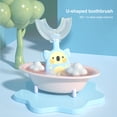 thumbnail image 3 of Cepillo de dientes Manual para niños en forma de U cepillo de dientes de silicona boca de bebé Carevas Cepillo de dientes, 3 of 7
