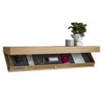 thumbnail image 1 of Wall Mounted Floating Shelf Hidden Storage Box Secret Compartment Organizer Rack, Home Office Compatible - Wood, 1 of 5