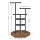 thumbnail image 5 of Expositor de Joyas, Soporte de Joyas, Organizador para Joyas de Metal y Madera, Regalo Ideal, Negro, 5 of 7