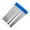 Blue, variant on SENRISE 20pcs Replaceable Ballpoint Pen Refill 0.5mm Metal Point Refill Writing Blue and Black