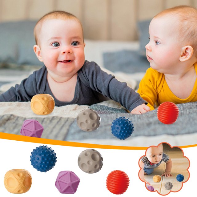 Juguete para bebé, rompecabezas táctil, textura múltiple, pelota para atrapar a mano, pelota suave para entrenamiento de bebé Wmkox8yii shdjk3229