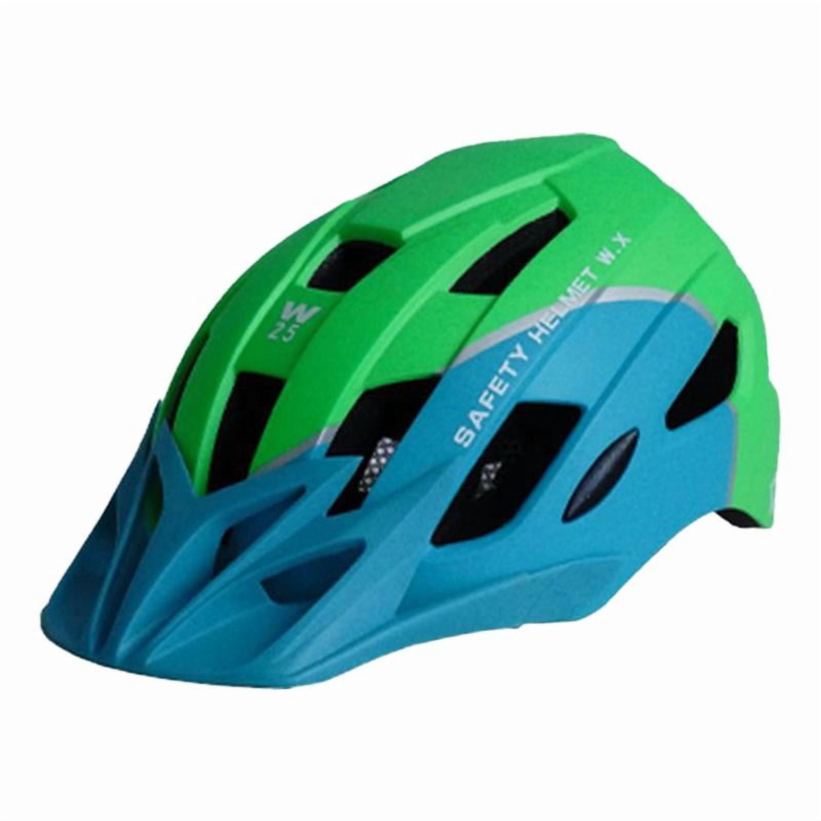DimyFew Adjustable and Comfortable Bicycle Helmet for Daily Commuting, Cycling Equipment Green Blue