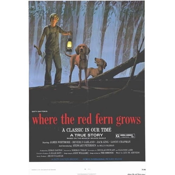 Posterazzi MOV192947 Where the Red Fern Grows Movie Poster - 11 x 17 in.