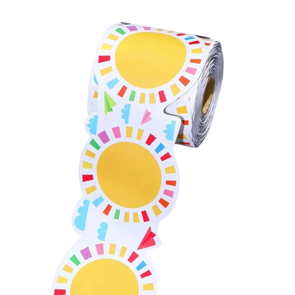 Decorative Border Sticker Sun Bulletin Board Border Classroom Border Trim