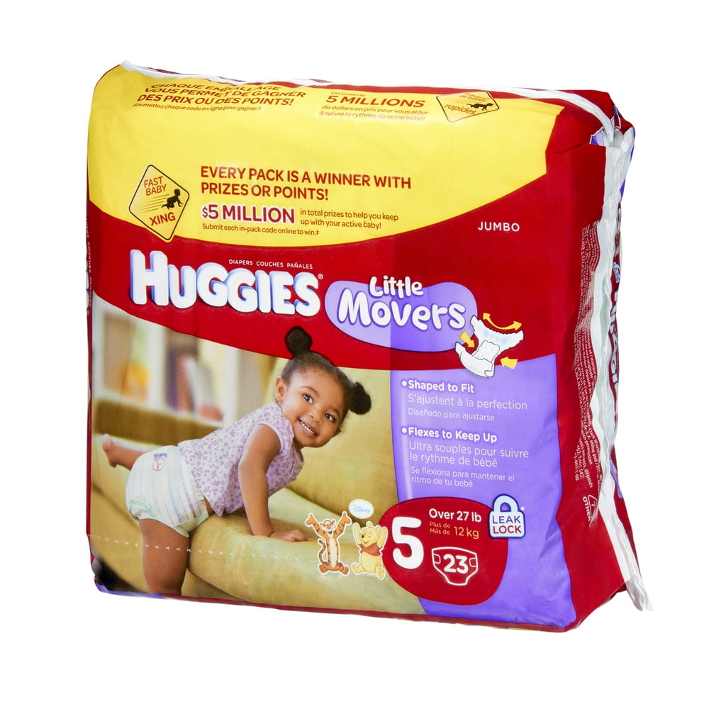 HUGGIES - Little Movers Diapers Jumbo Pack (Choose Your Size)